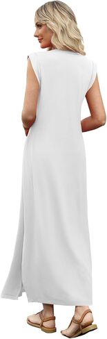 Summer Dresses for Women 2025 Plus Size Spring Clothes Beach Vacation Fashion Maxi Casual Outfits in Kuwait