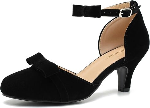 نساء كاحل القوس القوس الكعب ، أعناق أحذية مريحة مريحة مغلقة اصبع القدم منخفض الكعب الرسميات حفلة رقص الحفلة حفلة موسيقية in Kuwait