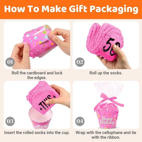 HAPPYPOP 50th Birthday Socks - Best Gifts for 50 Year Old Middle Aged Women Men, Birthday Gift Ideas for 50 Year Olds in Saudi Arabia