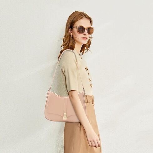 Prettyzys Crescent Shoulder Bag for Women, Vintage Retro Vegan Leather Clutch Tote Handbags Crossbody Bags Handbag for Women in Kuwait