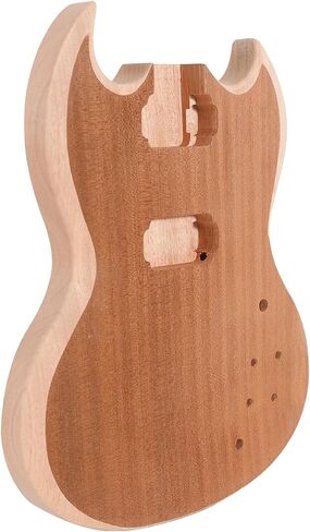 Btuty ST01-TM Unfinished Handcrafted Guitar Body Candlenut Wood Electric Guitar Body Guitar Barrel Replacement Parts in Saudi Arabia