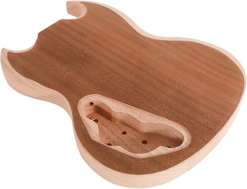 Btuty ST01-TM Unfinished Handcrafted Guitar Body Candlenut Wood Electric Guitar Body Guitar Barrel Replacement Parts in Saudi Arabia