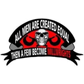 3 Pack - A Few Become Millwrights Sticker - Sticker Graphic - Waterproof - Fade Resistant Die Cut