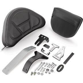Show Chrome 52-797A Motorcycle Smart Mount Removable Backrest For Honda Goldwing GL1800 2001-17 Fully Adjustable