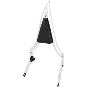 Motorcycle Rear Sissy Bar Detachable Passenger Backrest with Cushion Pad Fit for Harley Touring Road King Street Glide Electra Glide Road Glide FLHR FLHX FLHT FLTR 2009-2023 Chrome 18"