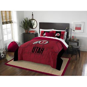Officially Licensed NCAA "Modern Take" Full/Queen Comforter and 2 Sham Set