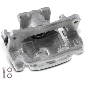 A-Premium Disc Brake Caliper Assembly with Bracket Compatible with Select Mitsubishi Models - Eclipse 2006-2012, Galant 2007-2009, V6 3.8L - Rear Left Driver Side