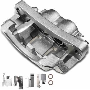 A-Premium Disc Brake Caliper Assembly with Bracket Compatible with Select Ford Models - Excursion 2000, F-250/F-350 Super Duty 1999-2000 - Front Left Driver Side