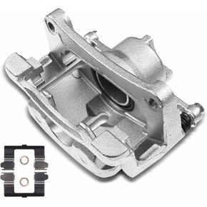 A-Premium Disc Brake Caliper Assembly with Bracket Compatible with Select Mazda Models - CX-5 2013-2019 L4 2.0L, 2014-2019 L4 2.5L - Front Left Driver Side