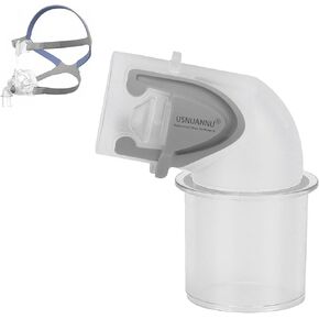 Replacement Elbow Connector for ResMed Mirage FX, Mirage FX Elbow, Replacement Elbow Connector Assembly Accessory Fit for Mirage FX Nasal Guard. (1 pcs Translucent)