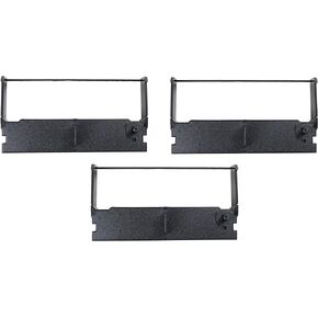 Sam4s 3-Pack ER-5115II Ribbon, Ribbon, Ink, Cartridge, Compatible with TEC MA-1350, MA-1530, MA-1535, ERC-32, ERC32, Epson M820, TM-935, TM-U150, TM-U420, TM-U675, TM-H6000, TM-H6000II (Purple)