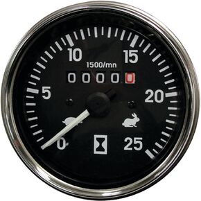 Complete Tractor 1207-7001 Tachometer Compatible with/Replacement for Massey Ferguson 240, 253, 260, 261, 270, 282, 283,, Black