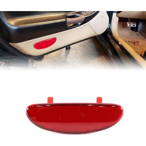 Door Reflector Panel Red Compatible with C5 Corvette 1997-2004 Front Left or Right Side