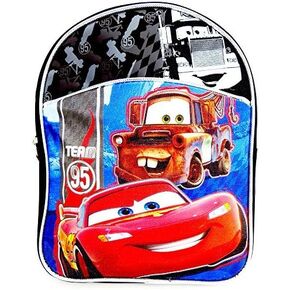 Disney Cars Backpack for Toddlers ~ Deluxe 11" Mini Cars Preschool Backpack