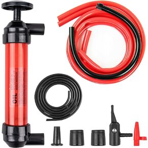 Siphon Pump Fluid Transfer Pump(2nd Generation), Fuel Transfer Hand Pump Kit for Gas, Oil, Water and Liquids, Efficient and Lightweight