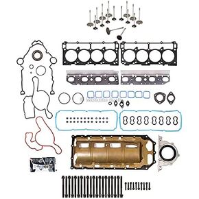 MA-9761301032 Full Gasket Set Intake Exhaust Valves Compatible With/For 09-15 Chrysler Dodge Jeep Ram 5.7