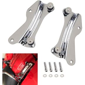 Black 4 Point Docking Hardware Kit Compatible with for Touring Street Glide Electra Glide Road Glide Road King 2014-Later