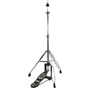 Drum HIGH HAT CYMBAL Stand - Double BRACED Chrome New!
