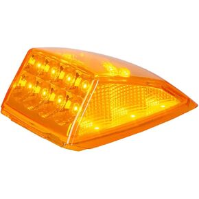 GG Grand General 77564 Spyder Amber/Amber 17 LED Cab Light with Chrome Plastic Housing for Grakon 5000 Models