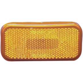 Fasteners Unlimited 003-59B Clearance Light Amber Rect 12V