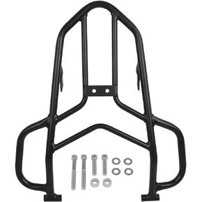 Luggage Rack Rear Cargo Rack Compatible with Honda CRF300L Rally CRF 300 L 2021 2022 Up Black Steel Motorcycle Luggage Shelf Bracket