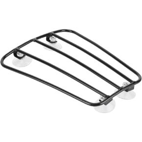 Keenso Motorcycle Fuel Tank Roof Rack, Universal Motorcycle Retro Style Luggage Carrier Bracket Suction Cup Type Baggage Holder Rack(Black) Other in Saudi Arabia