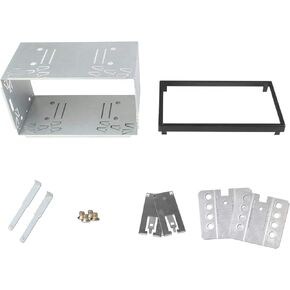 XTRONS Double Din 2 Din Universal Car Stereo Mounting Car Cage Head Unit Cage Fitting Kit (14-003A)