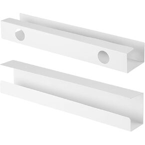 Under Desk Cable Management Tray - Metal Wire Organiers for Office and Home - Power Strip Holder - White 23.6 inch in Kuwait