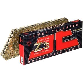 سلسلة JT JTC520Z3112RL (سلسلة 520) من الفولاذ الأسود 112 وصلة سلسلة X-Ring شديدة التحمل مع وصلة توصيل