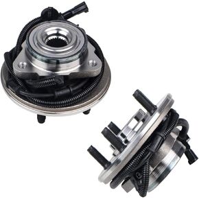 515050 Front 2PCS Wheel Bearing and Hub Assembly Compatible with for Ford Explorer 2002-2005, Lincoln Aviator 2003-2005, Mercury Mountaineer 2002 2003 2004 2005, 5 Lug Bolts w/ABS