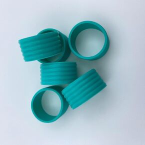 Good Elasticity 8-15 Pcs Tennis Racket/Pickleball Paddles/Squash Silicone Ring Racket Grip Bands Rubber Ring,Grip Finishing Ring/Racquet Grips Overgrip