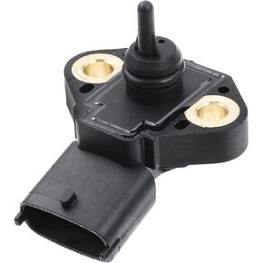 A-Premium Fuel Pressure Sensor Compatible with Saab 9-3 2006 2007 2008 2009 2.8L Petrol Replace# 12582232, 612630010151