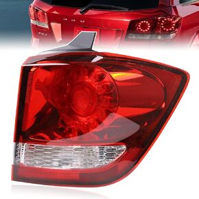Outer Tail Lights Compatible with Dodge Journey 2011-2020 Rear Taillights Assembly Led Brake Light Tail Lamp Left Driver Side