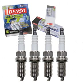 4 pc DENSO Platinum TT Spark Plugs compatible with Toyota Camry 2.5L L4 2010-2017