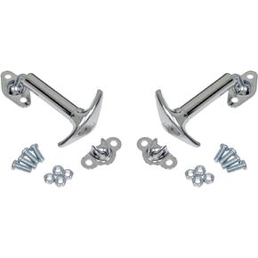 Chrome Hood Latch Kit, for VW Beetle, Compatible with Dune Buggy