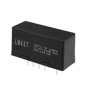 X AUTOHAUX LM487 10 Pins Led Flasher Relay for Cadillac Escalade for GMC Sierra Yukon for Chevrolet Avalanche Silverado Suburban Tahoe for Hummer H2 Replace 10383321 15764135
