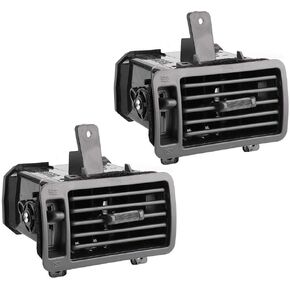 Aramox Dash Air Outlet Vent, Pair ABS Black Dashboard Air Outlet Air Conditioner Vent Left + Right Fits for Mitsubishi Pajero Montero Shogun V31 V32 V33 V43
