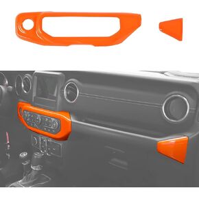RT-TCZ for Wrangler JL Air Conditioner Switch Panel Trim Cover, Baby Blue Interior Accessories for Jeep Wrangler JL Gladiator JT 2018-2023
