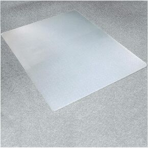 Marvelux Polypropylene Foldable Chair Mat for Low Pile Carpets and Carpet Tiles (up to 1/4" Thick), 35.5" x 46" White Office Carpet Protector, Rectangular, Eco-Friendly, Multiple Sizes