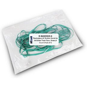 Plasticplace 26" Rubber Bands for 64-65 Gallon Trash Cans, 5 Count (Pack of 1)