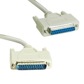 Parallel Printer Cable DB25 Male to DB25 Female, 6FT, 25 Pins Printer Cable Parallel to Serial Extension Cable