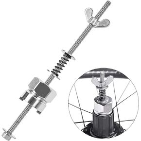 Bike Freehub Remove Install Tool, Stainless Steel Bicycle Freehub Body Removal Tool, Bike Free Hub Quick Disassemble Tools for MTB Road Bikes Bike Repair Accessory