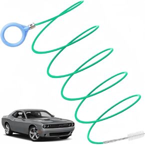 Auto Sunroof Drain Cleaning Tool, Upgraded 78" Flexible Drain Brush Long Pipe Cleaner for Car, Pipe Cleaning Brush Slim Drain Dredging Tool, Suitable for Car Sunroofs, Windshield Drain Hole