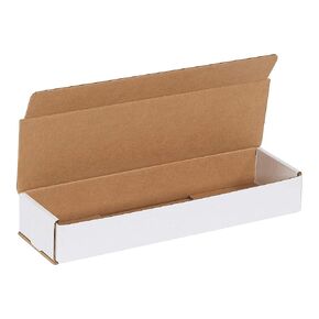 صناديق متحركة من BOX USA مقاس متوسط ​​35.56 سم طولًا × 10.16 سم عرضًا × 5.08 سم ارتفاعًا، 50 عبوة | صندوق من الورق المقوى المموج للتغليف والشحن والتخزين 14x4x2 1442