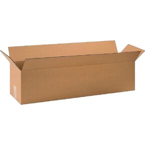 Aviditi 3288 Long Corrugated Cardboard Box 32" L x 8" W x 8" H, Kraft, for Shipping, Packing and Moving (Pack of 25)