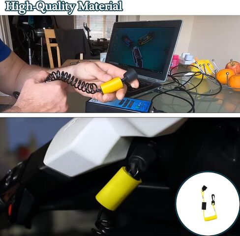 غطاء مفتاح الإشعال وحبل حبل عائم أصفر قابل للبرمجة متوافق مع جميع موديلات سيدو وسكيدو مع DESS 515-177-057 in Kuwait