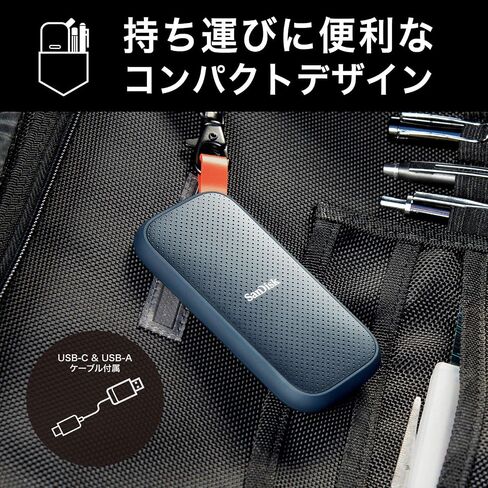 SanDisk SSD خارجي 1 تيرابايت USB 3.2 Gen2 قراءة تصل إلى 520 ميجابايت/ثانية SDSSDE30-1T00-GH25 SSD محمول Win Mac PS4 Eco Packaging in Saudi Arabia