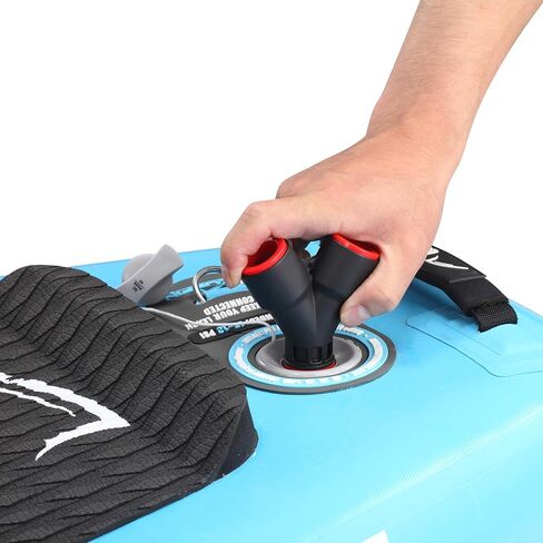 Stand-Up Paddleboard Accessories Multi Pump Adapter Suitable for All SUP HR Valve Fittings Owning Two Non-Return Valves Multiport No Tools Required in Saudi Arabia