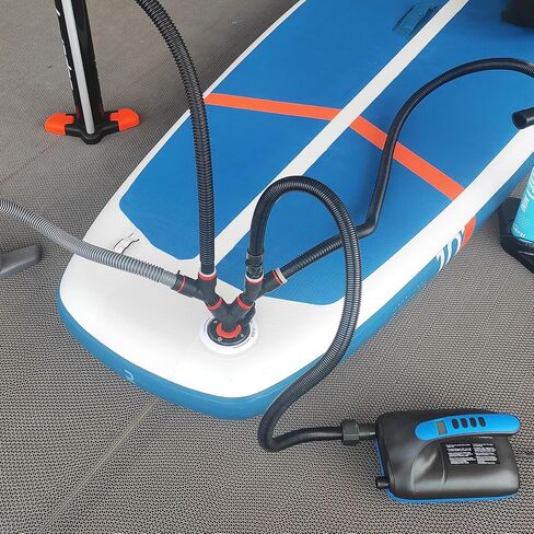 Stand-Up Paddleboard Accessories Multi Pump Adapter Suitable for All SUP HR Valve Fittings Owning Two Non-Return Valves Multiport No Tools Required in Saudi Arabia