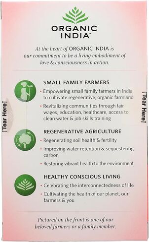 شاي البطن الهندي العضوي تولسي ويلنيس، 25 كيس شاي in Kuwait